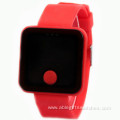 Children Rubber Digital Silicone Led Watch For Sports